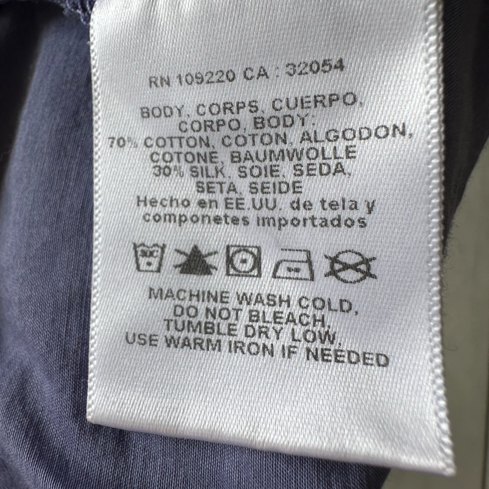 Velvet by Graham & Spencer Lavender Silk Blend Blouse - Picture 5 of 5